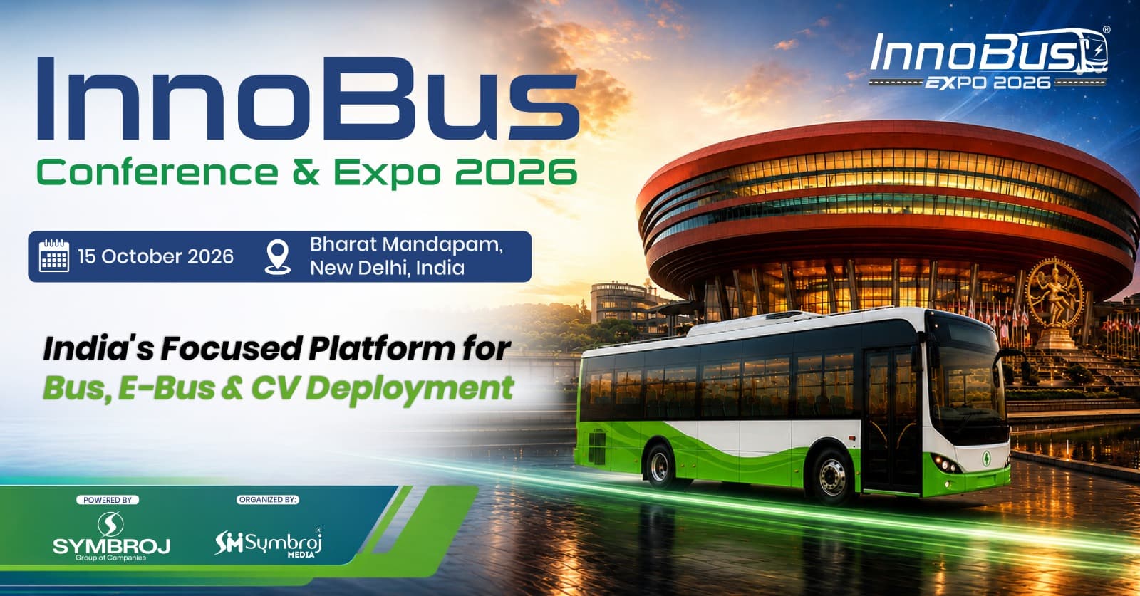 InnoBus Conference & Expo 2026 — 15 October 2026, Bharat Mandapam, New Delhi